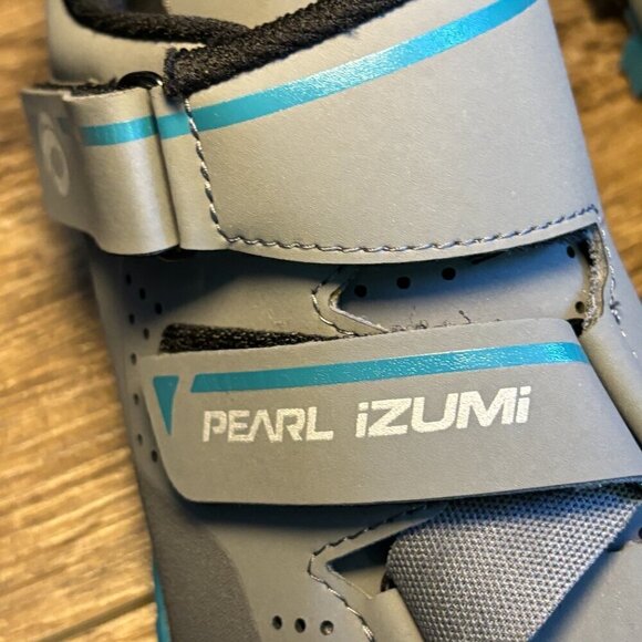 NEW PEARL IZUMI X-Alp Divide Moutain Bike Cycling Shoes Gray/Black Women's 42 - Picture 12 of 12